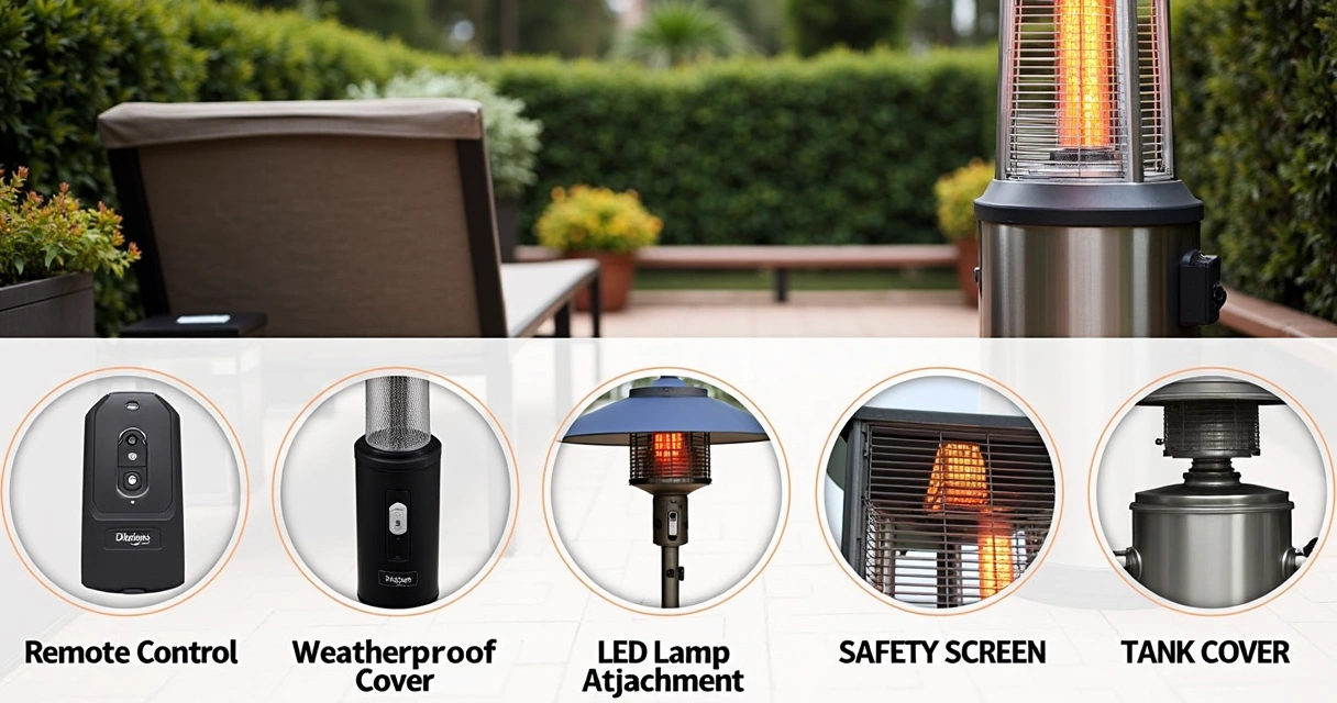Accessories for a patio heater in Florida 