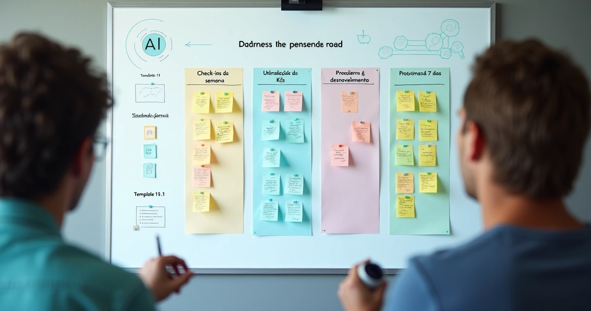 Quadro de 1 a 1 com pauta automática organizada em colunas 