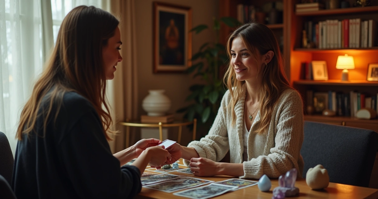 Client paying directly to psychic after reading 