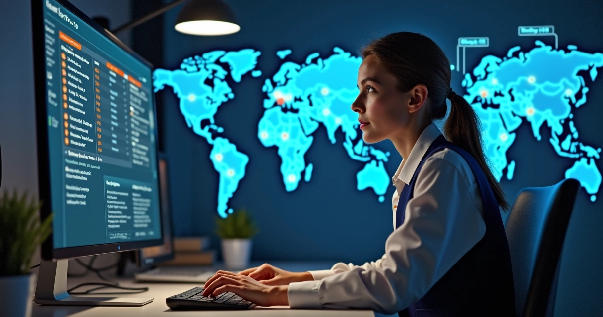 Payroll specialist managing international payrolls