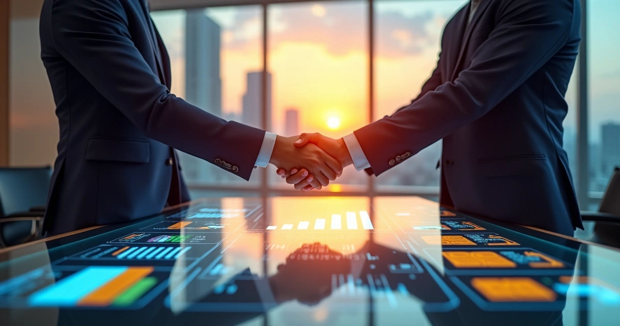 Ilustração realista de parceria entre Paytime e Bemobi com destaque para tecnologia de pagamentos PaaS 