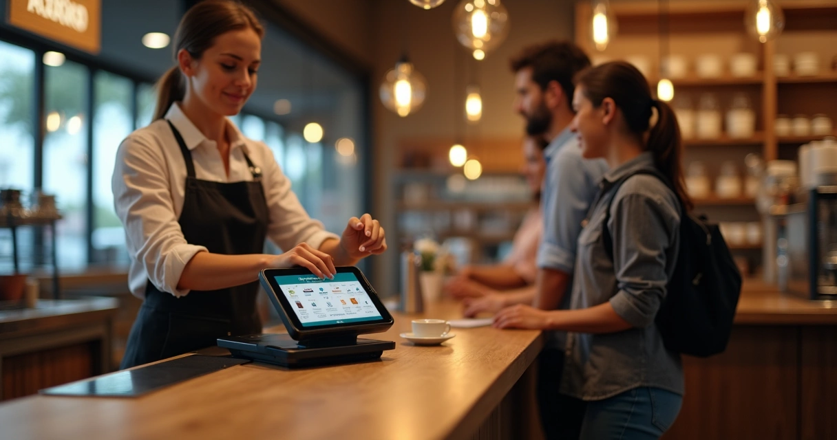 Operação de venda em máquina smart com interface de ponto de venda