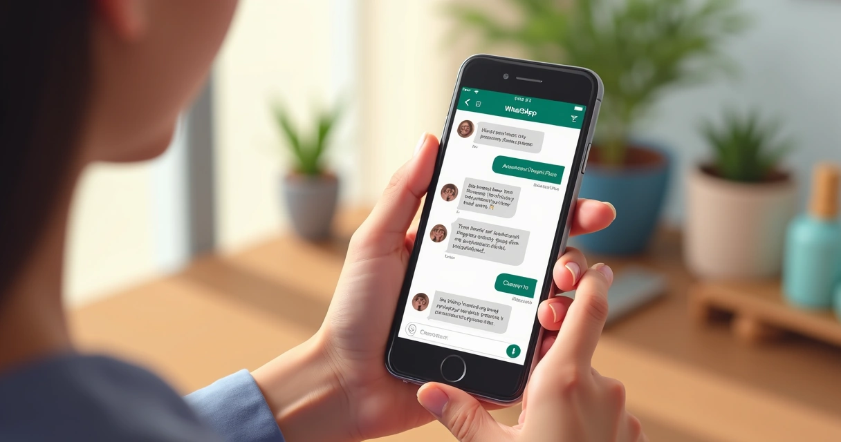 Pedido de catálogo Hinode sendo feito pelo WhatsApp 