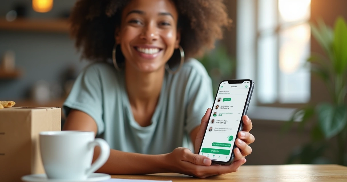 Cliente confirmando pedido automatizado no WhatsApp 