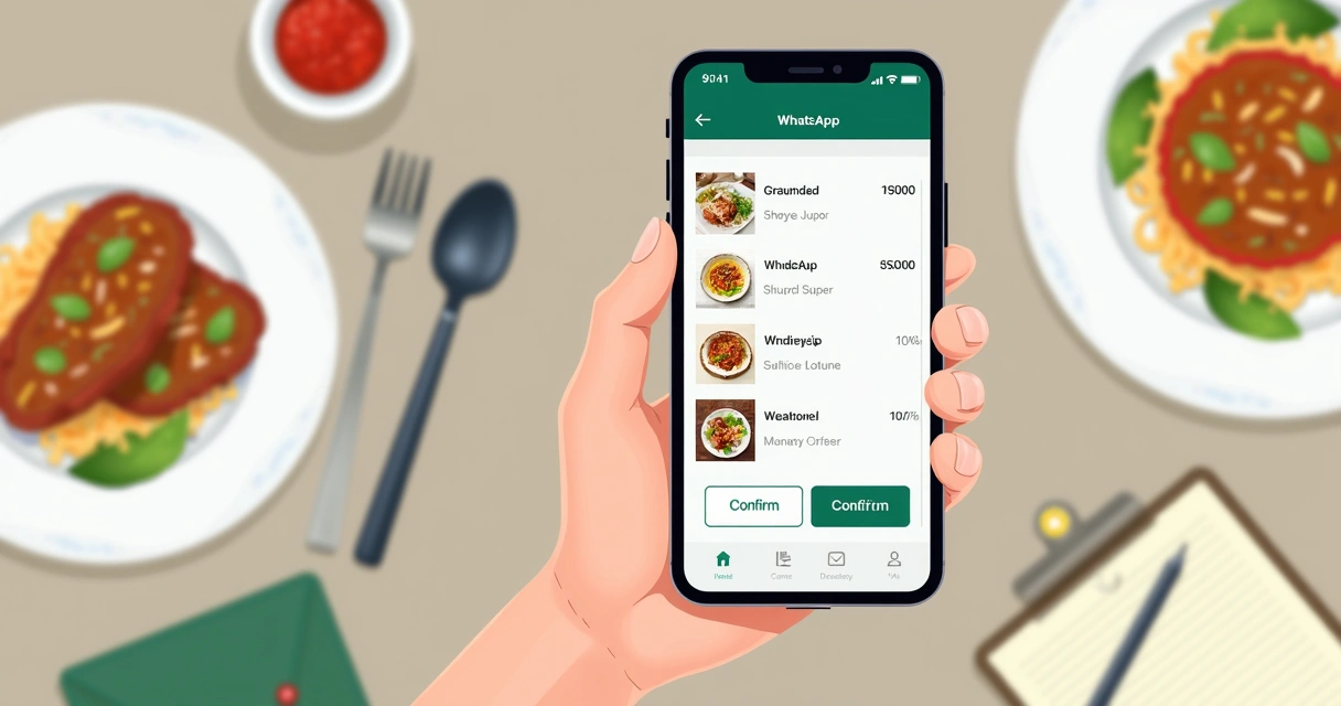 Resumo do pedido do cardápio digital integrado ao WhatsApp. 
