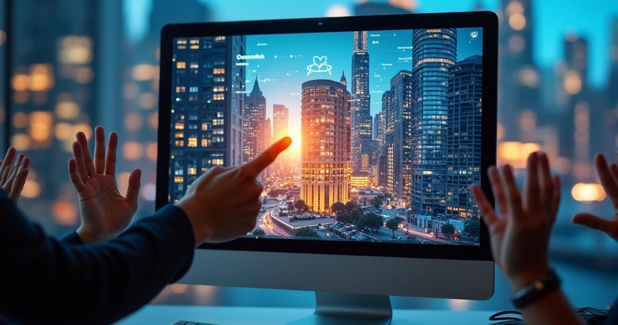 Leilão online com apartamento sendo destaque na tela 