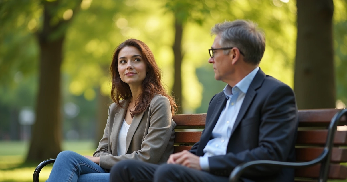 People talking and showing open body language while listening carefully 