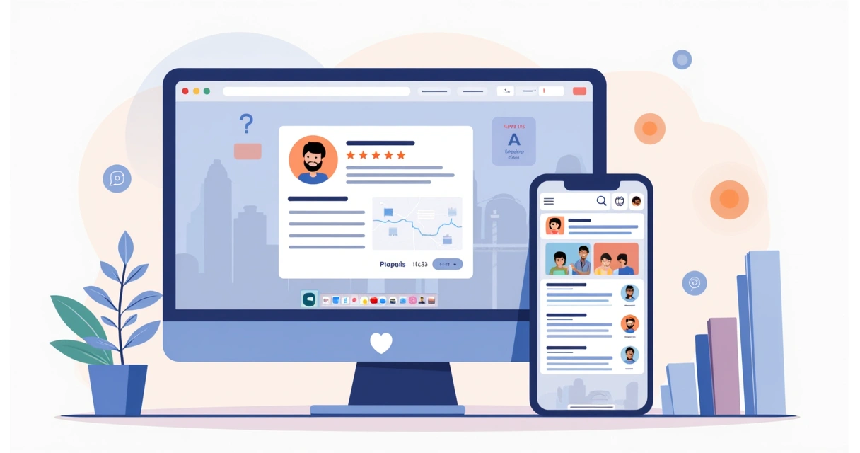 Perfil da assistência técnica exibindo informações e fotos