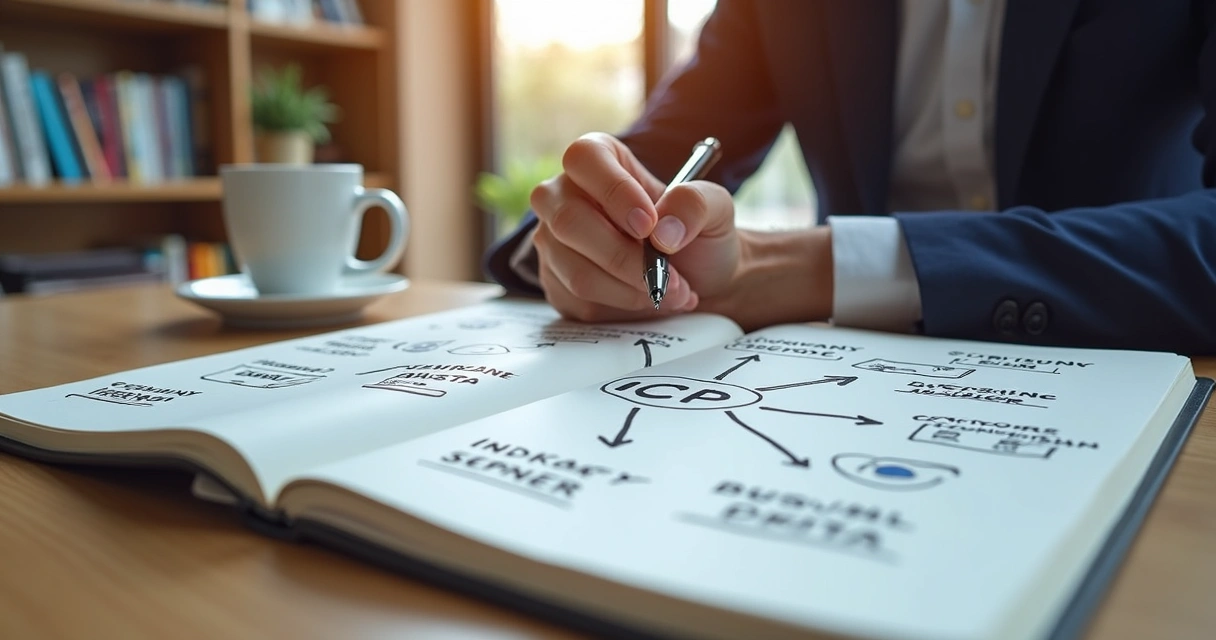 Representação visual do ICP no contexto B2B 