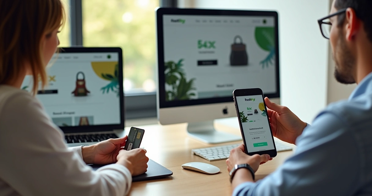 Clientes de diferentes perfis usando métodos de pagamento