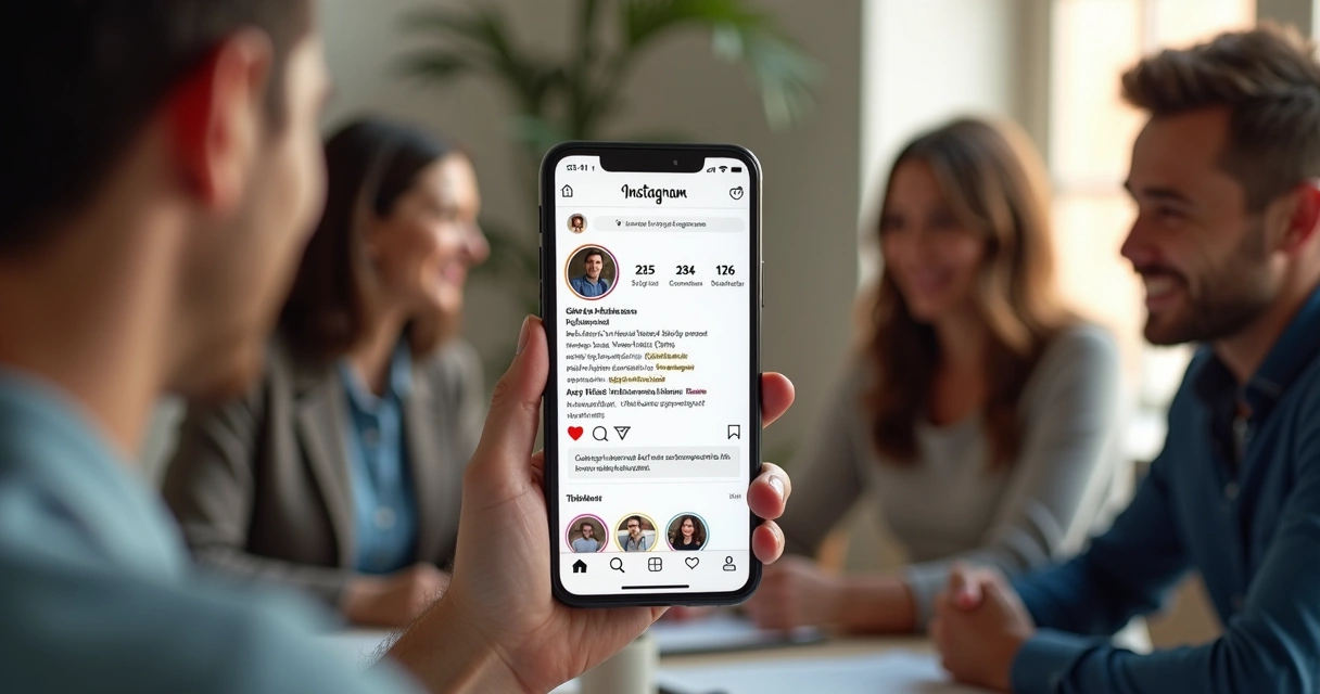 Perfil de Instagram com seguidores engajados interagindo nas publicações 
