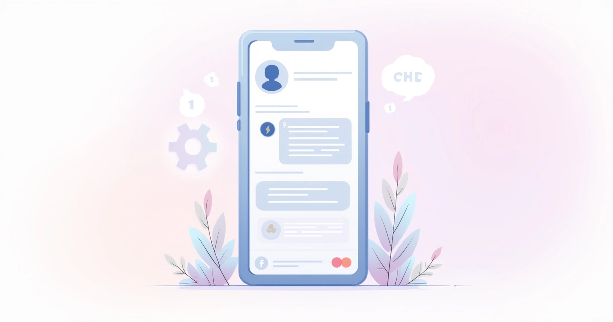 Perfil comercial do Instagram exibindo mensagens automáticas na tela 