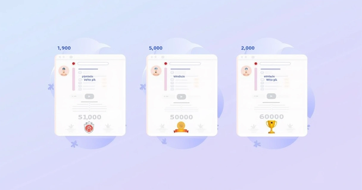 Comparação visual de perfis do Instagram com diferentes números de seguidores 
