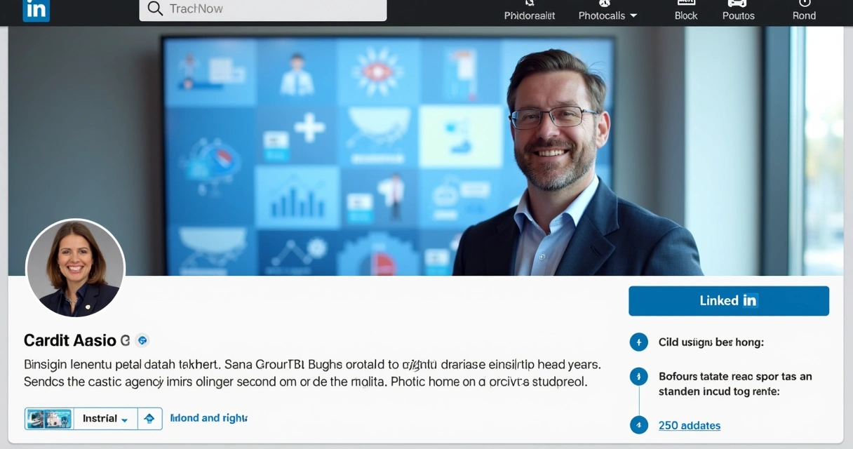 Banner de LinkedIn de dono de agência com destaque para resultados B2B