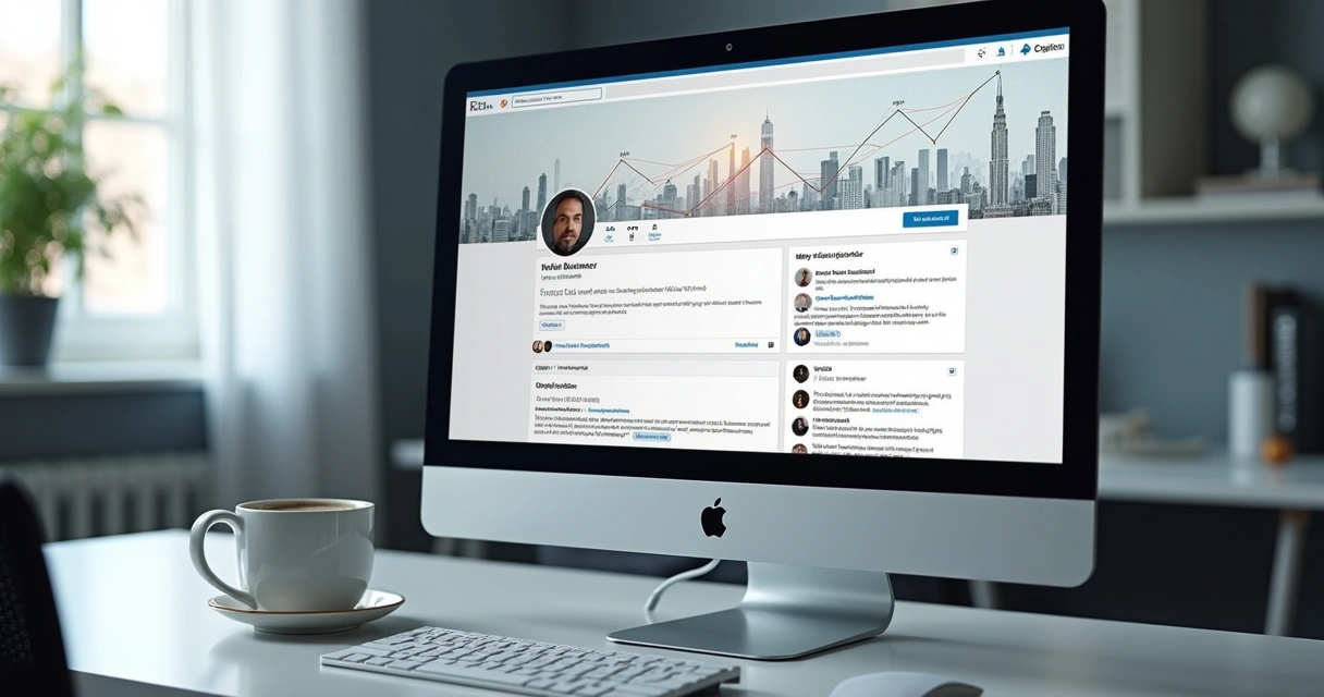 Perfil do LinkedIn otimizado para negócios B2B