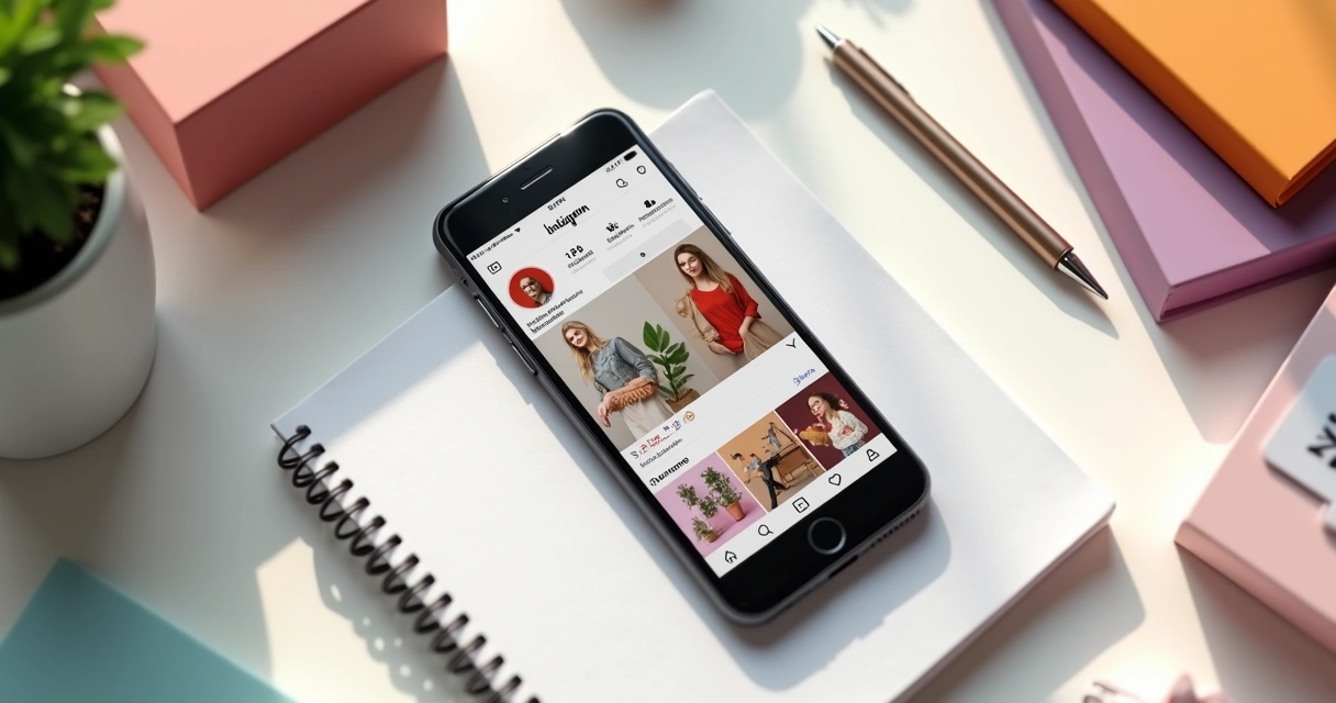Perfil comercial com catálogo de produtos no Instagram 