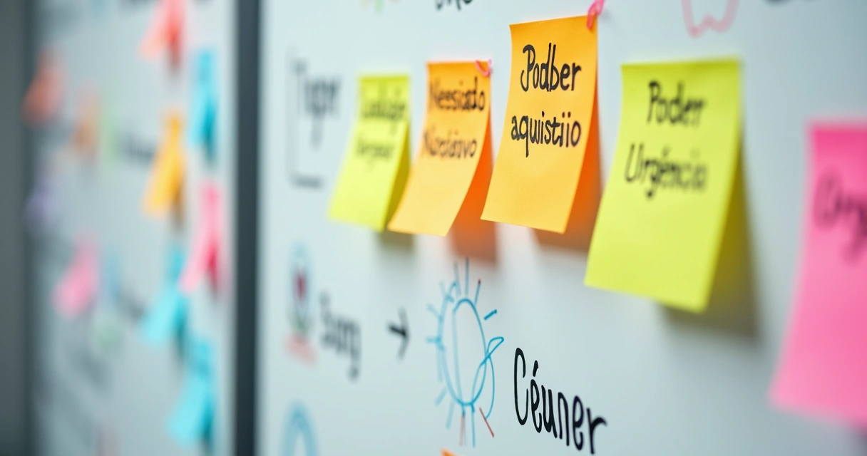 Quadro branco com critérios para paciente ideal em clínica odontológica 