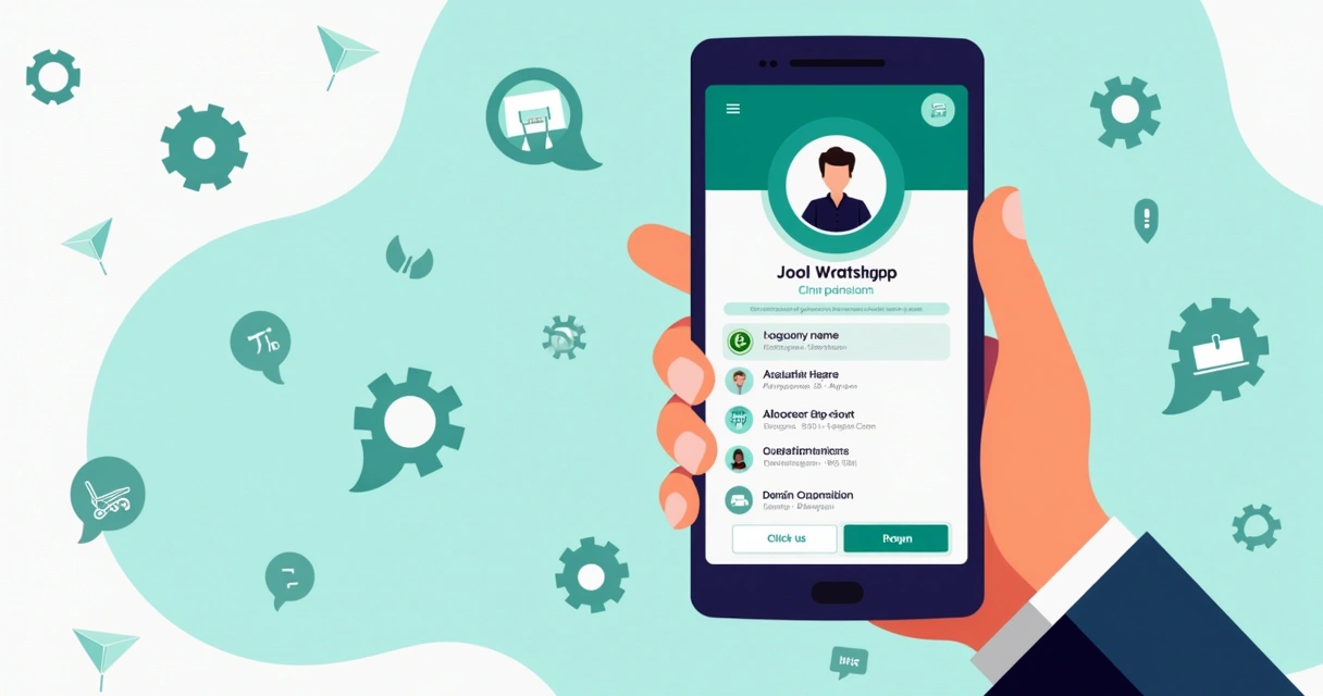 Configuração de perfil empresarial no WhatsApp Business