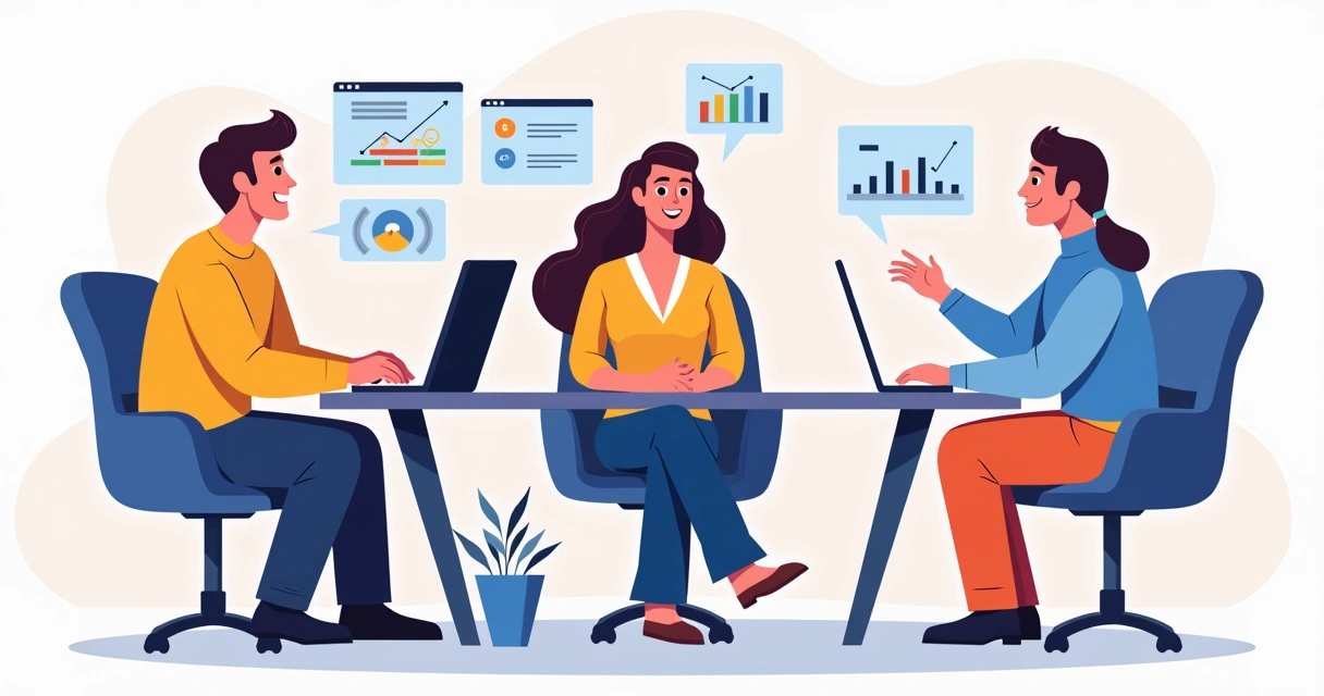 Resumo visual dos perfis profissionais em marketing digital 