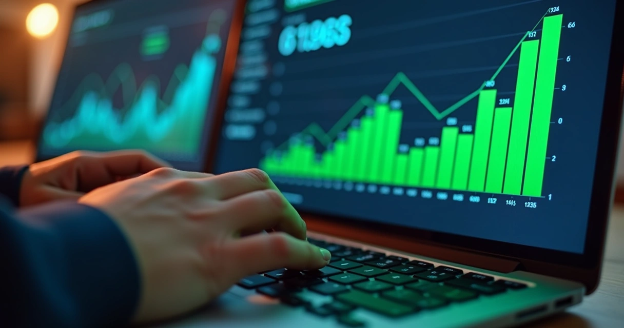 Velocidade do site sendo analisada em laptop 