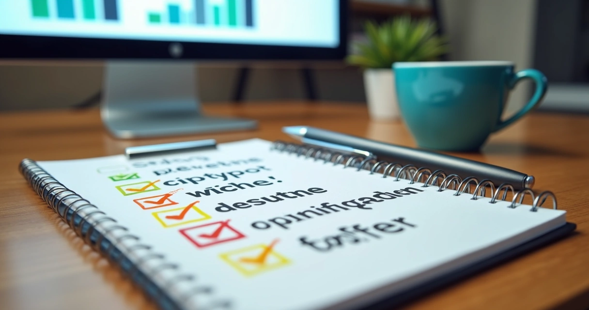 Bloco de perguntas de vendas consultivas, com checklists e anotações 