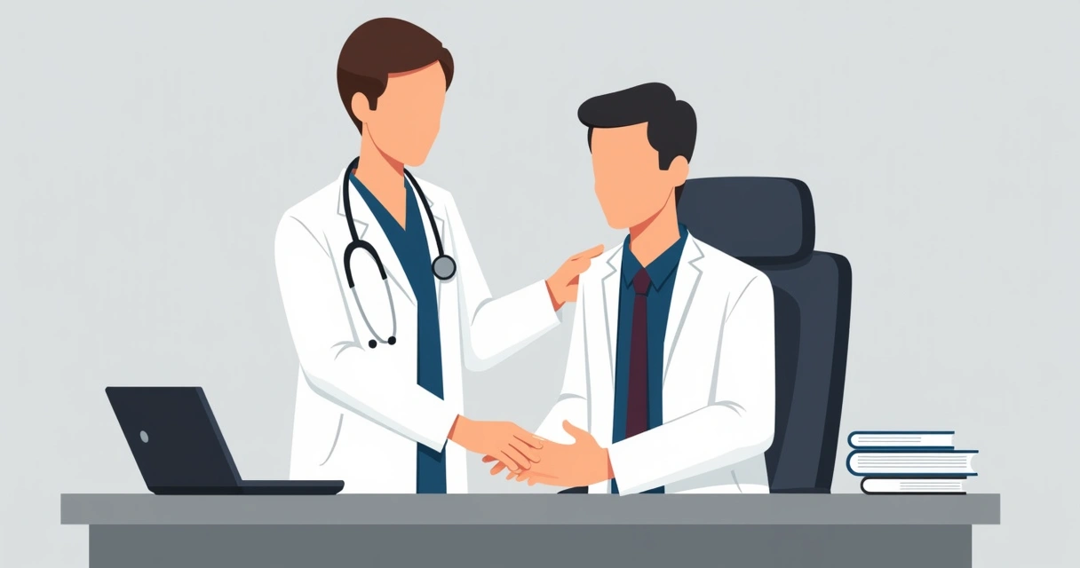 Perícia médica avaliando pessoa acidentada para seguro 