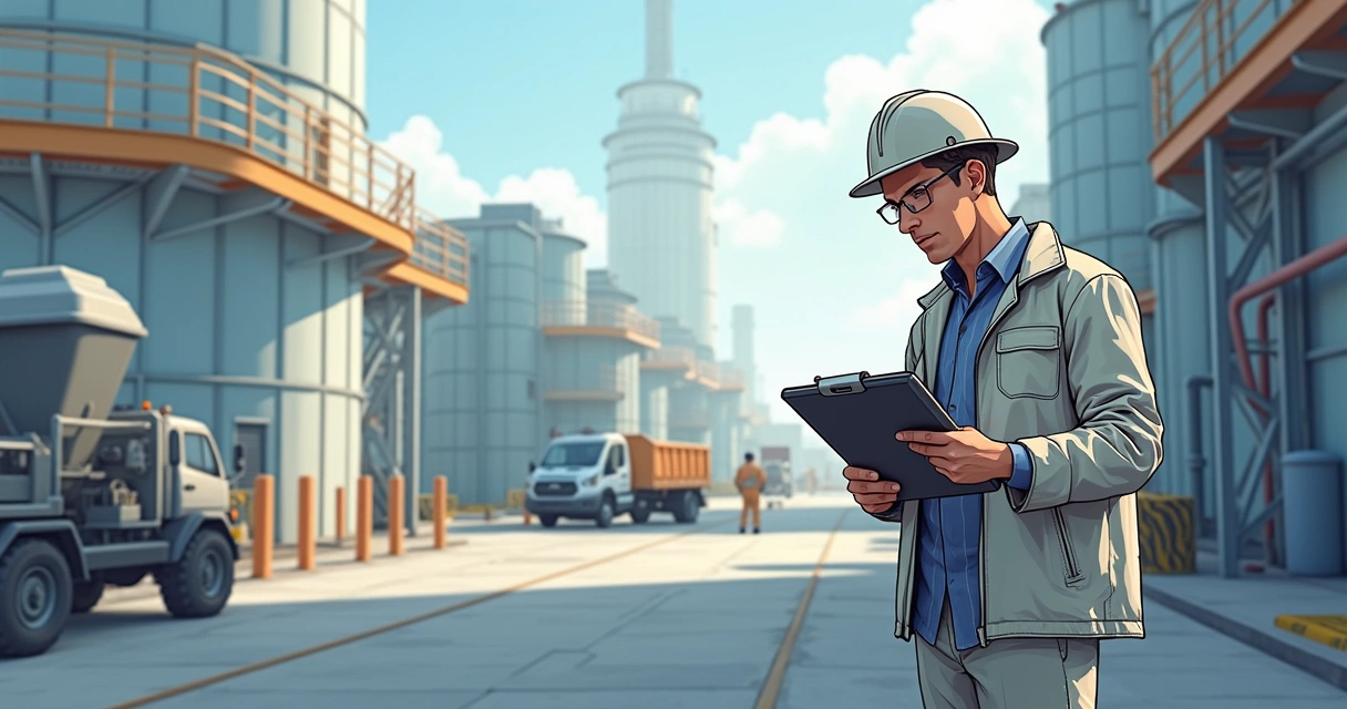 Perito analisando local com equipamentos técnicos 