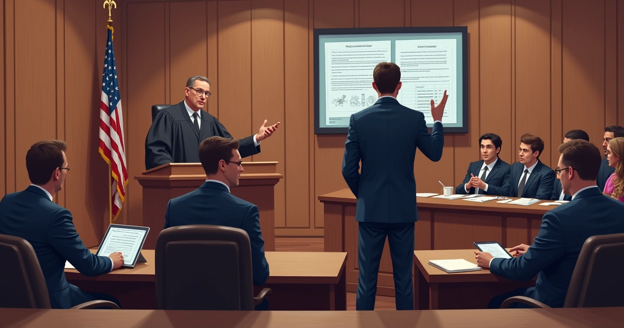 Perito explicando laudo em tribunal 