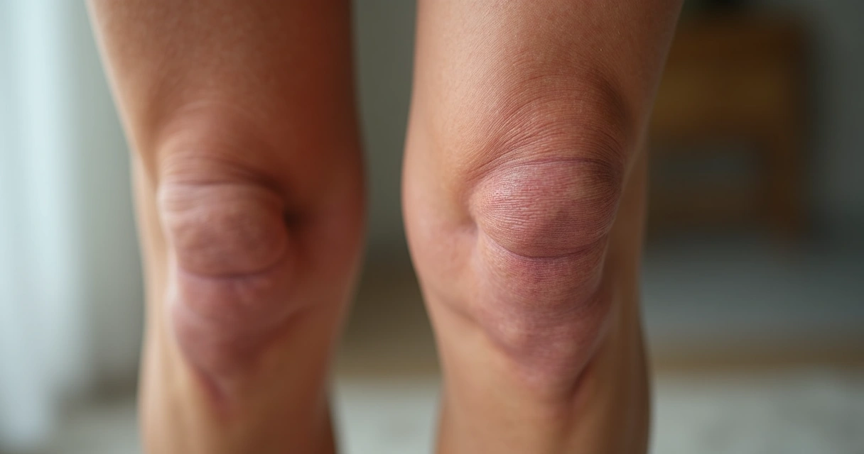 Pernas com veias grossas aparentes antes do tratamento de varizes 