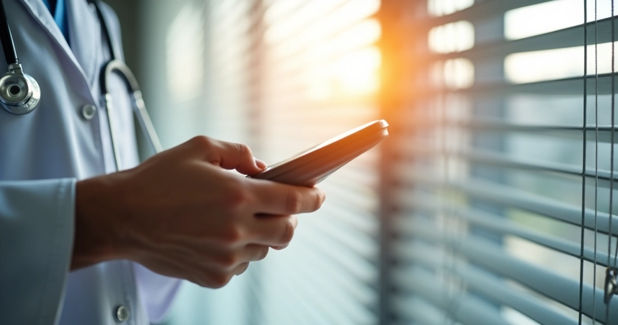 Comando de persianas motorizadas por controle remoto em consultório