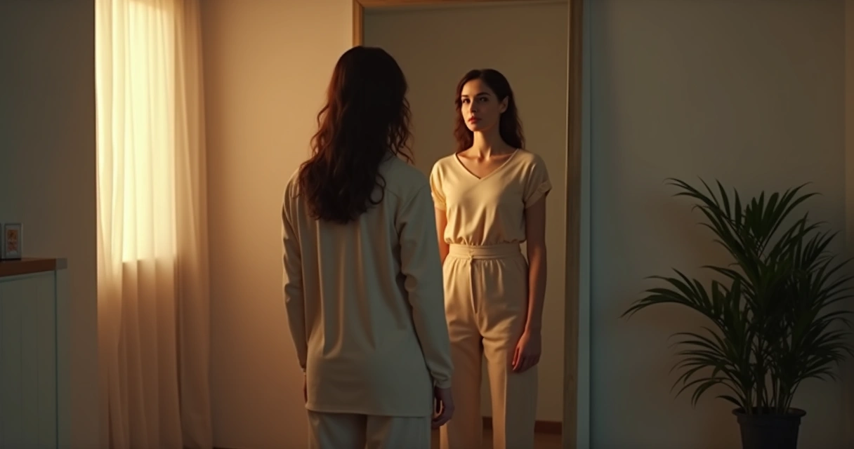 Persona cambiando y creciendo interiormente 