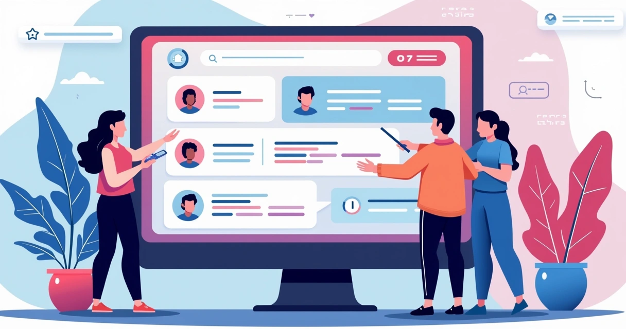 Interface digital mostrando personalização de agente de IA para diferentes perfis de clientes. 