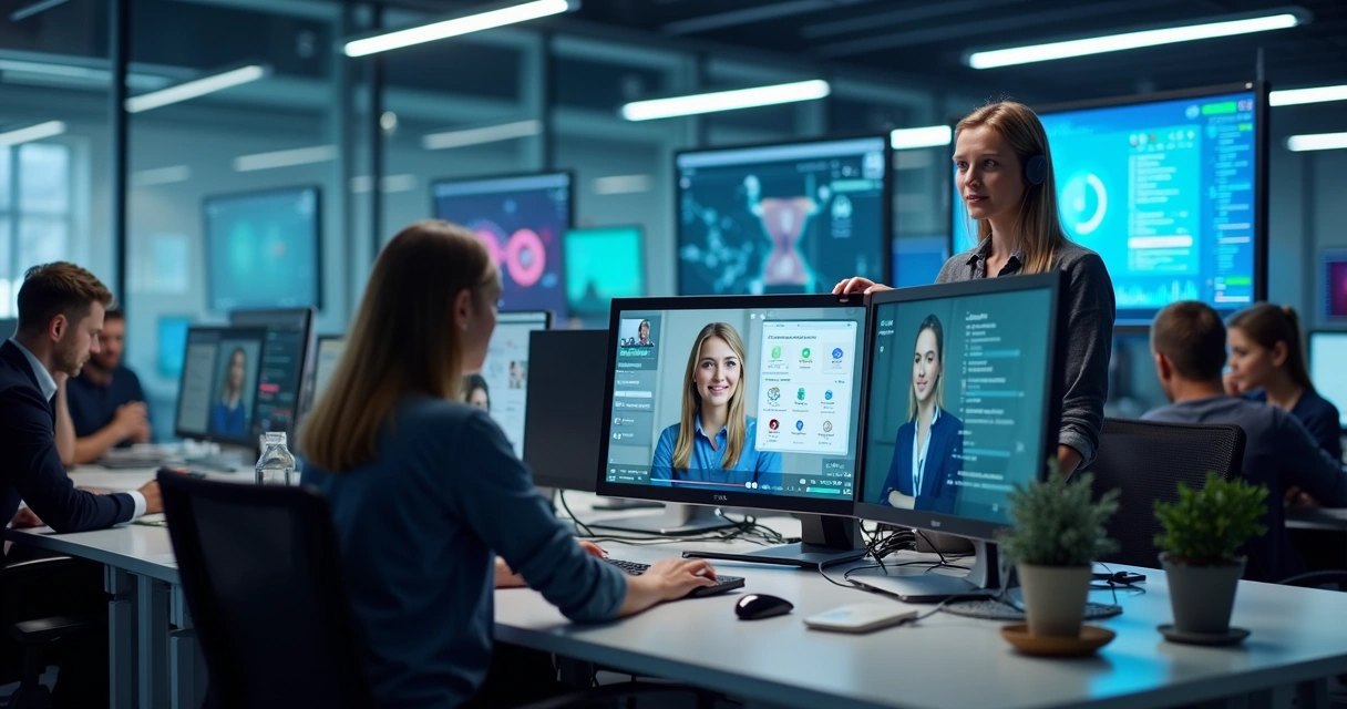 Atendimento personalizado com IA em call center 