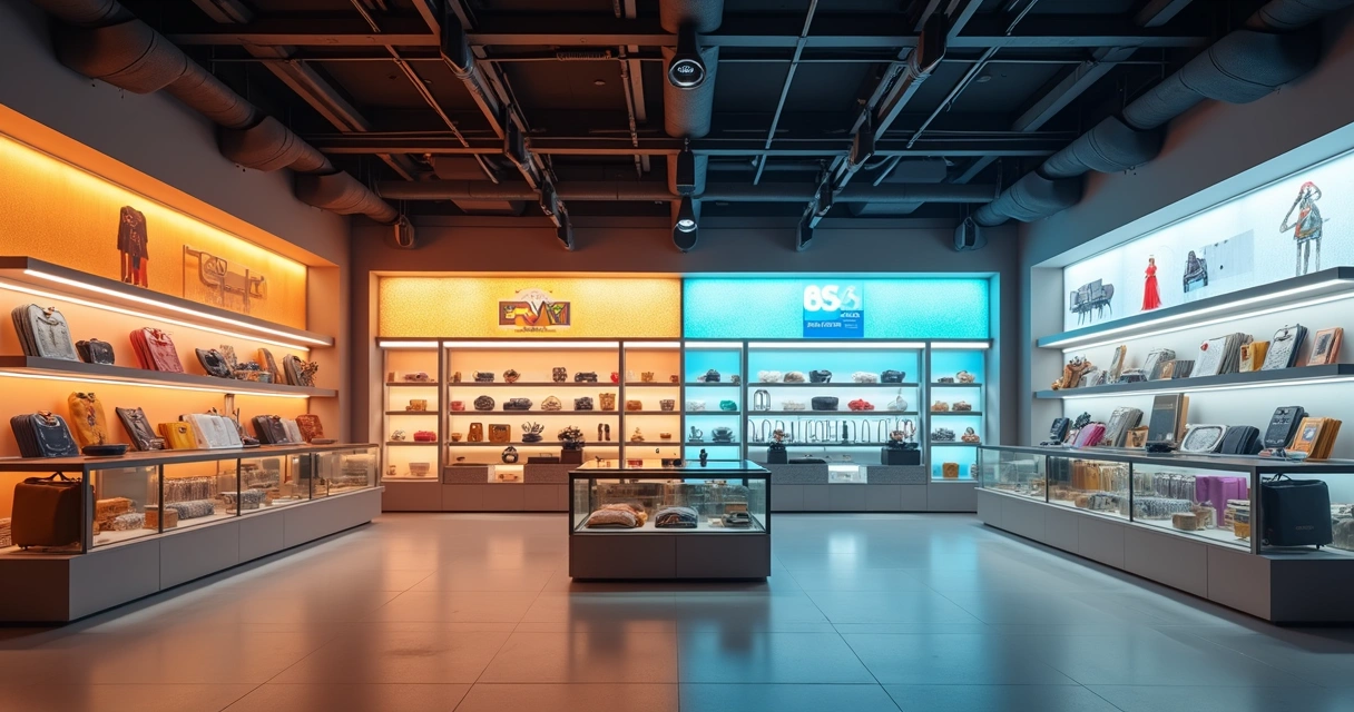 Exemplo prático de banner personalizado integrado à vitrine virtual de ecommerce.