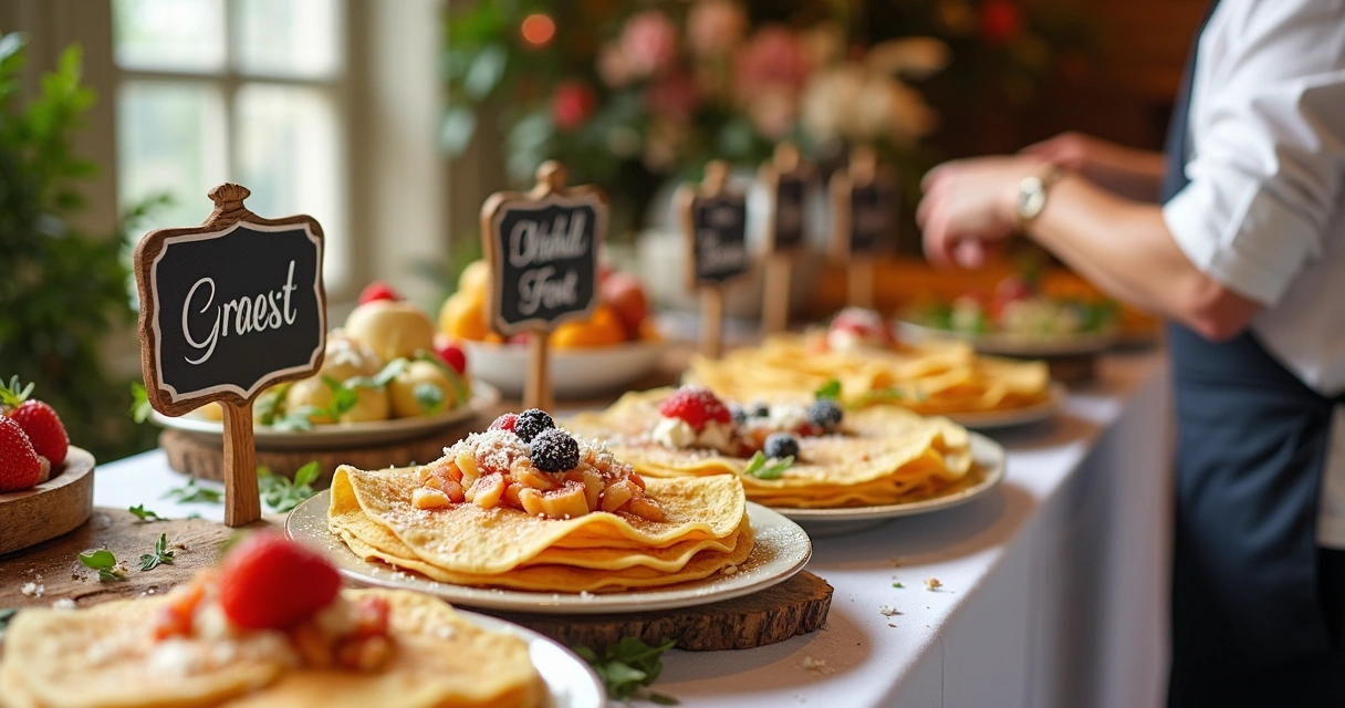 Buffet personalizado para mini wedding 
