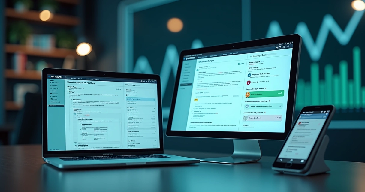 Simulação de personalização de campanhas B2B em várias plataformas digitais 