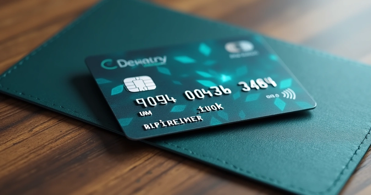 Cartão personalizado com marca própria de empresa