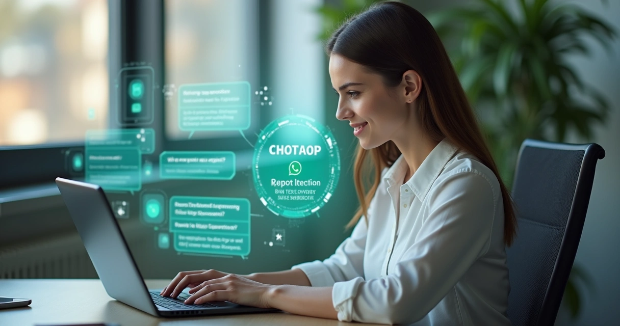 Atendente virtual enviando sugestões personalizadas ao cliente no WhatsApp 