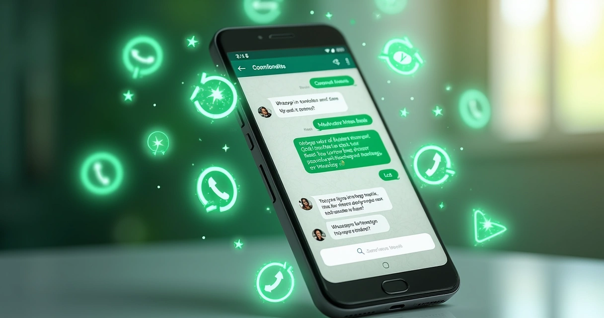 Exemplo visual de mensagem personalizada de chatbot 