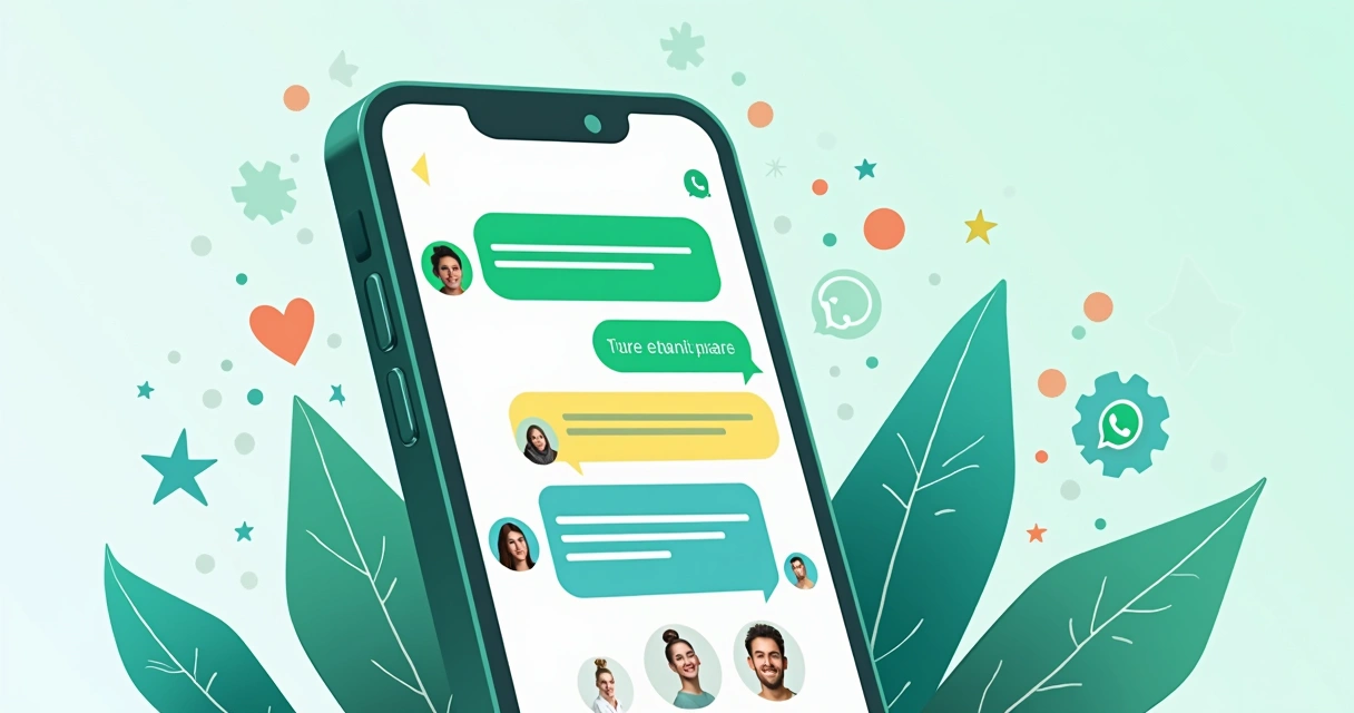Interface de chatbot no WhatsApp mostrando respostas personalizadas com nome do cliente e sugestões de produtos 