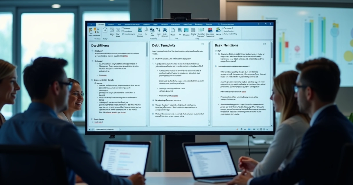 Painel com modelos de mensagens personalizadas para cobranças