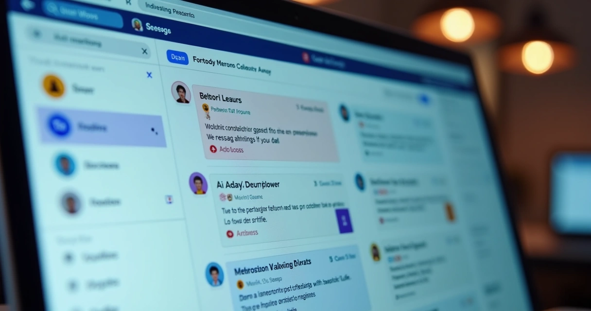 Interface digital mostrando personalização de mensagens para leads 