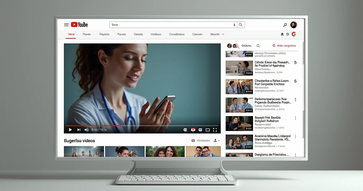 Página inicial do YouTube mostrando sugestões personalizadas de vídeos baseadas em atividades anteriores