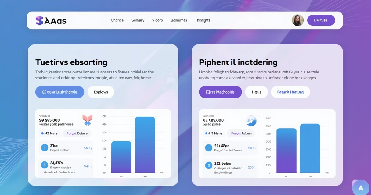 Landing page SaaS com conteúdo personalizado para o visitante 