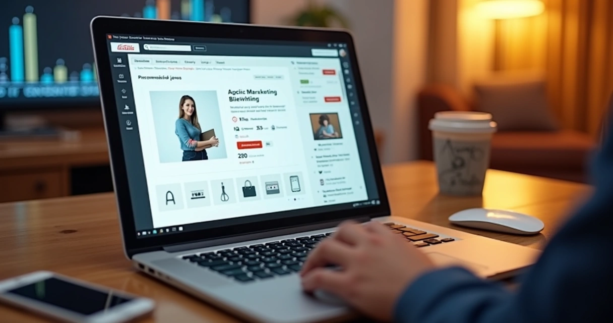 Exemplo de experiência de oferta personalizada em plataforma digital