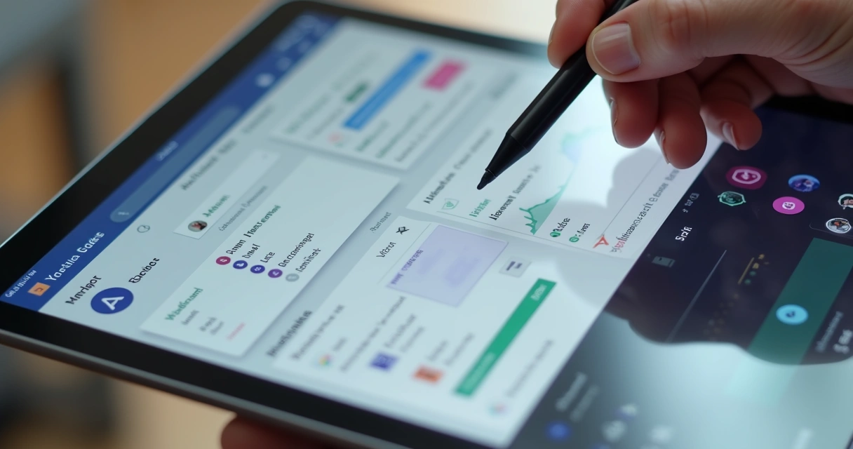 Tela de aplicativo com personalização para o usuário 