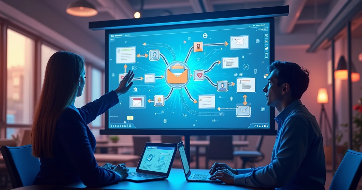 Ilustração de personalização de fluxos no RD Station 