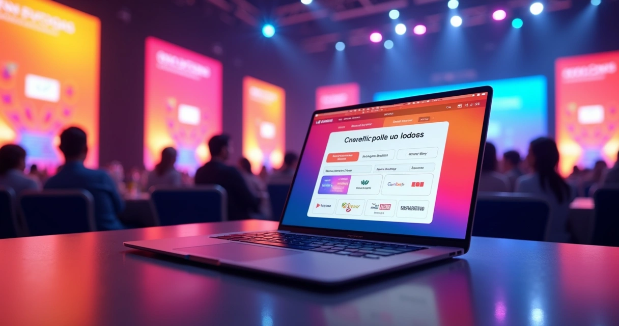 Interface de sistema de votação com personalização visual 