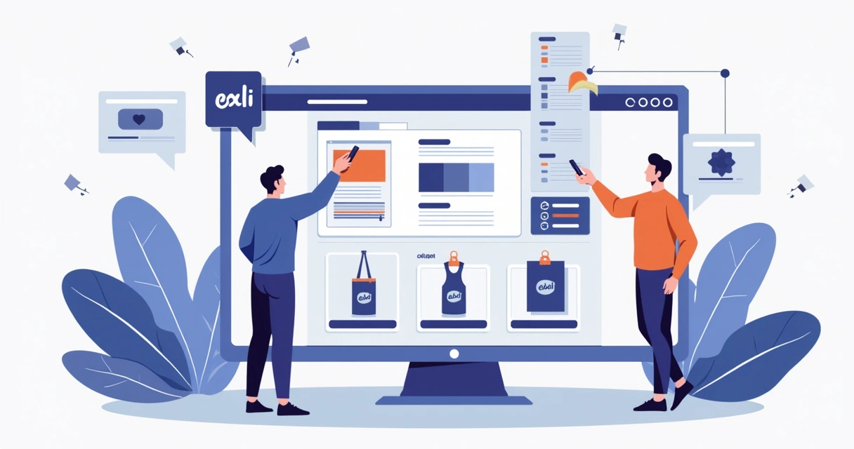 Exemplos de personalização de layout em catálogo digital 