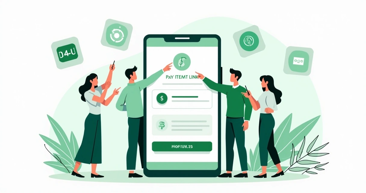 Link de pagamento personalizado com logo de empresa 